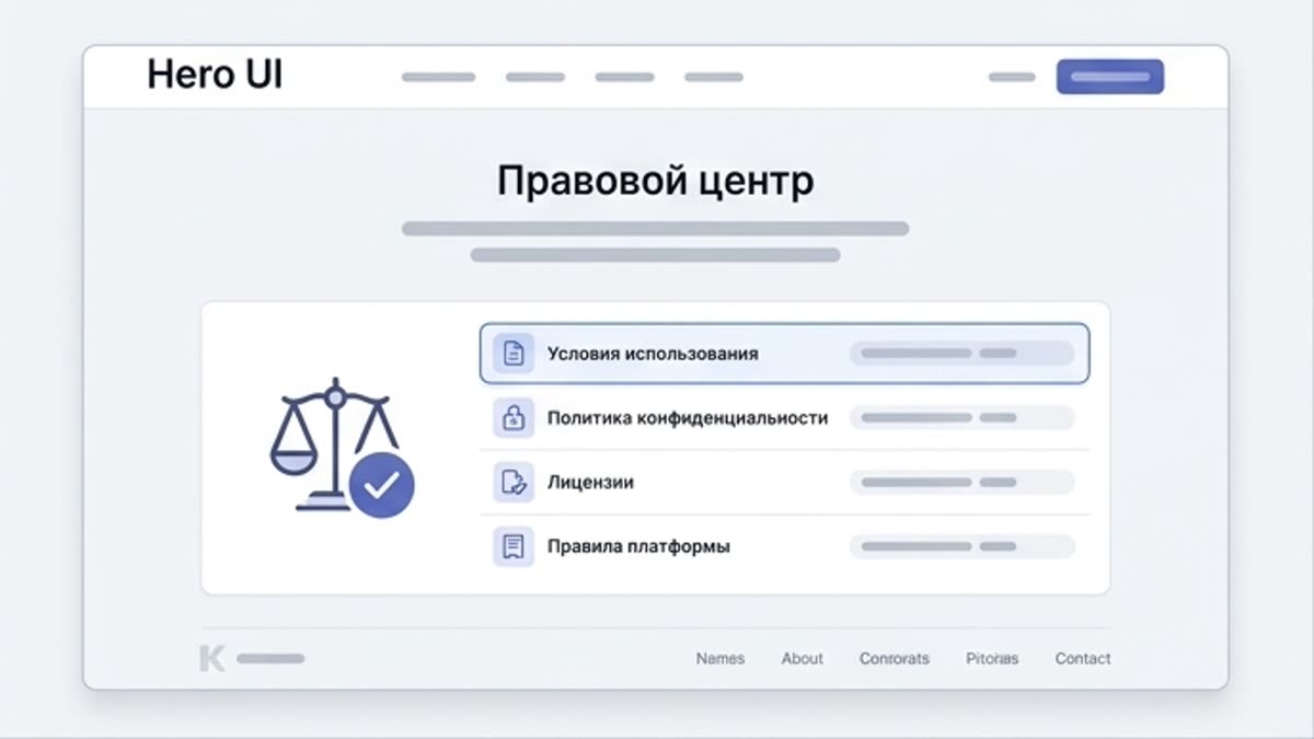 Legal center — Keter Labs