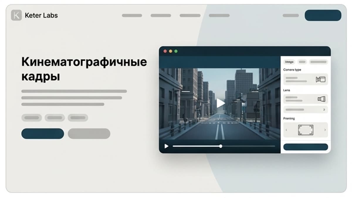 Cinematic shots tool — Keter Labs