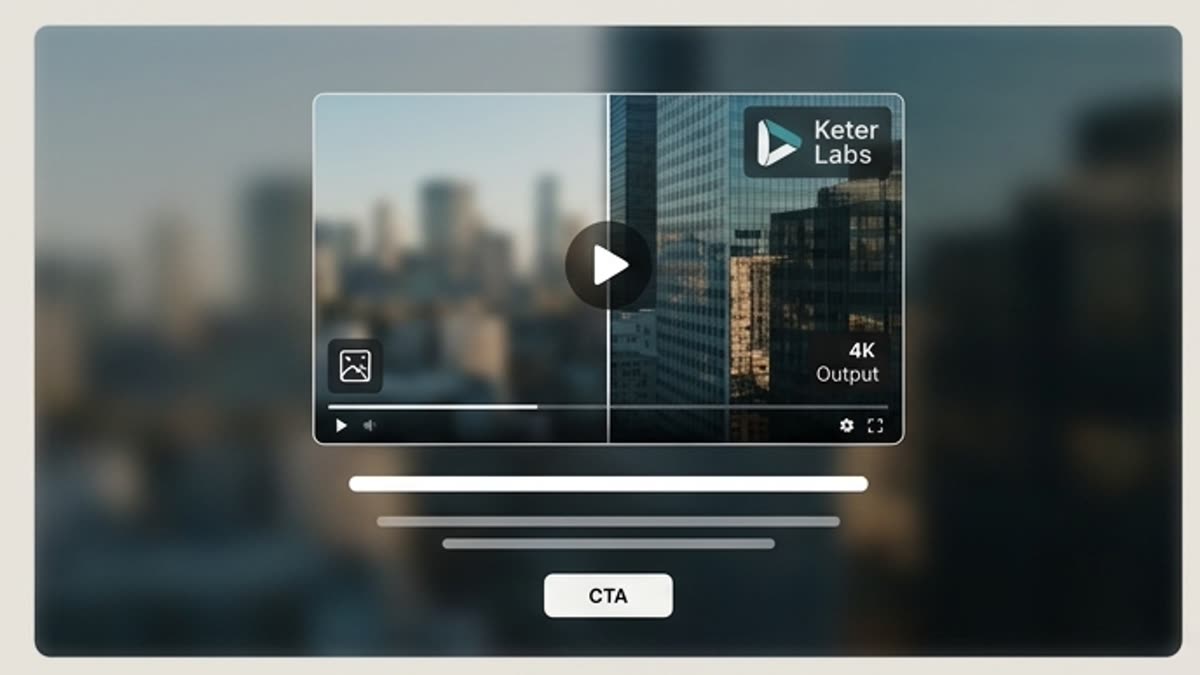 Video upscaler tool — Keter Labs