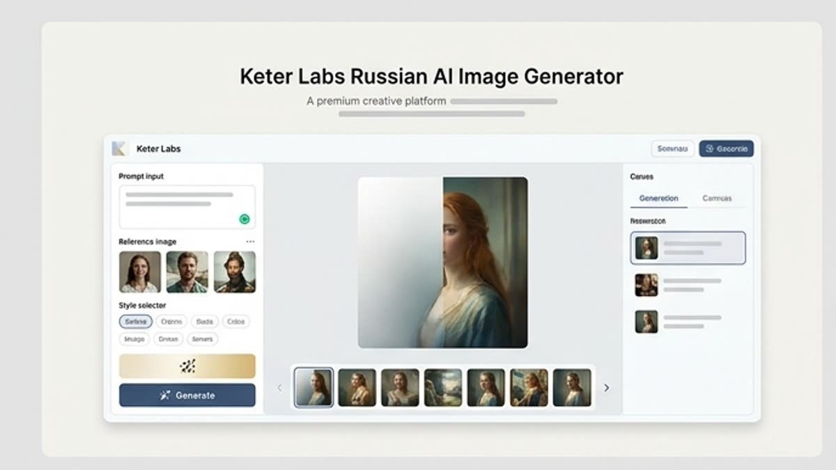 Studio image generator — Keter Labs