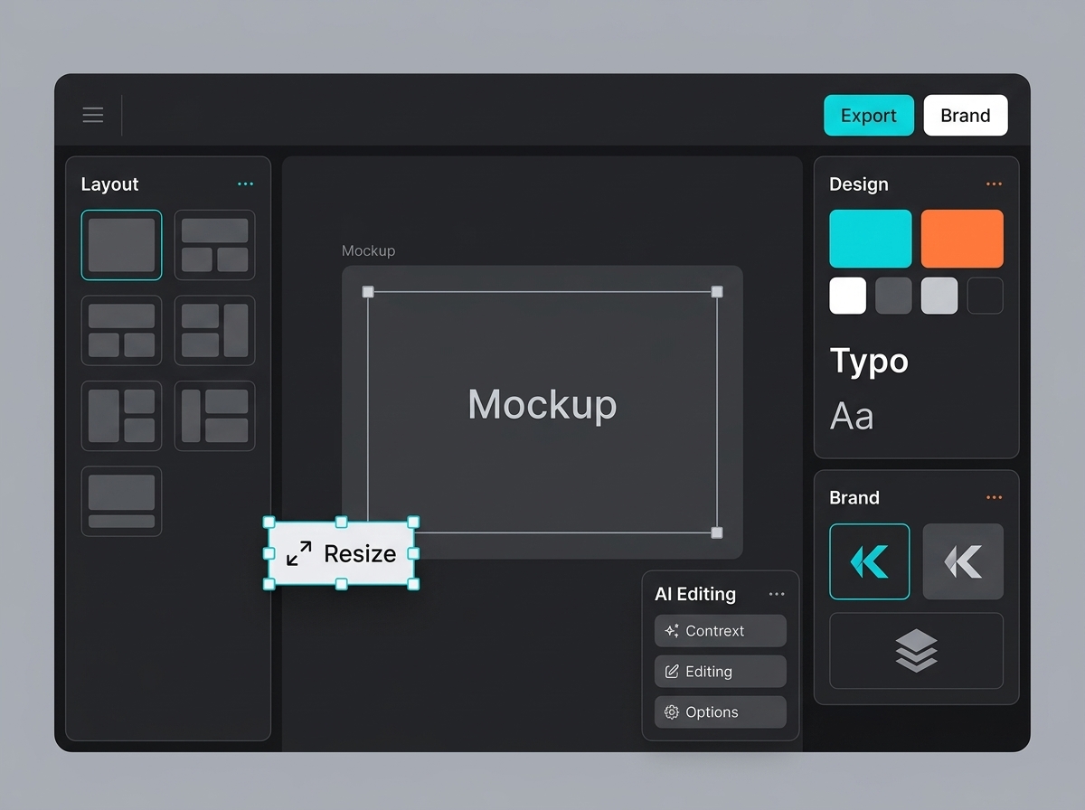Designer: new layout from a resize template