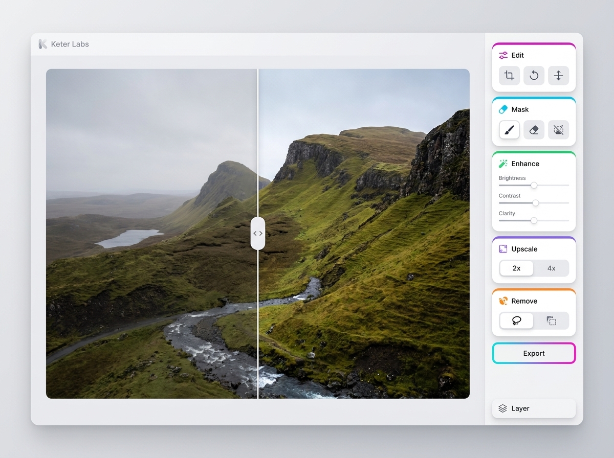 AI image upscaler